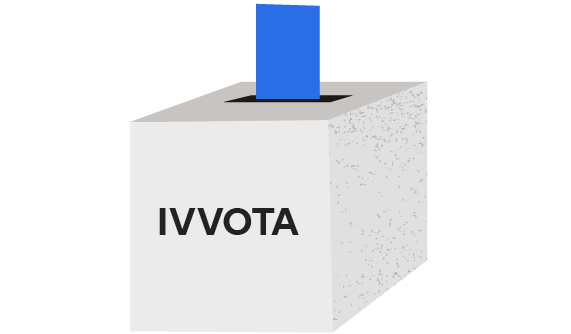 Vot jintefa’ f’kaxxa tal-votazzjonijiet bil-kelma “Ivvota”